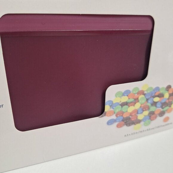 Colourworks Reusable Snack Bag Purple Set of 2 BPA Free Freezer Lunch School - Picture 6 of 7